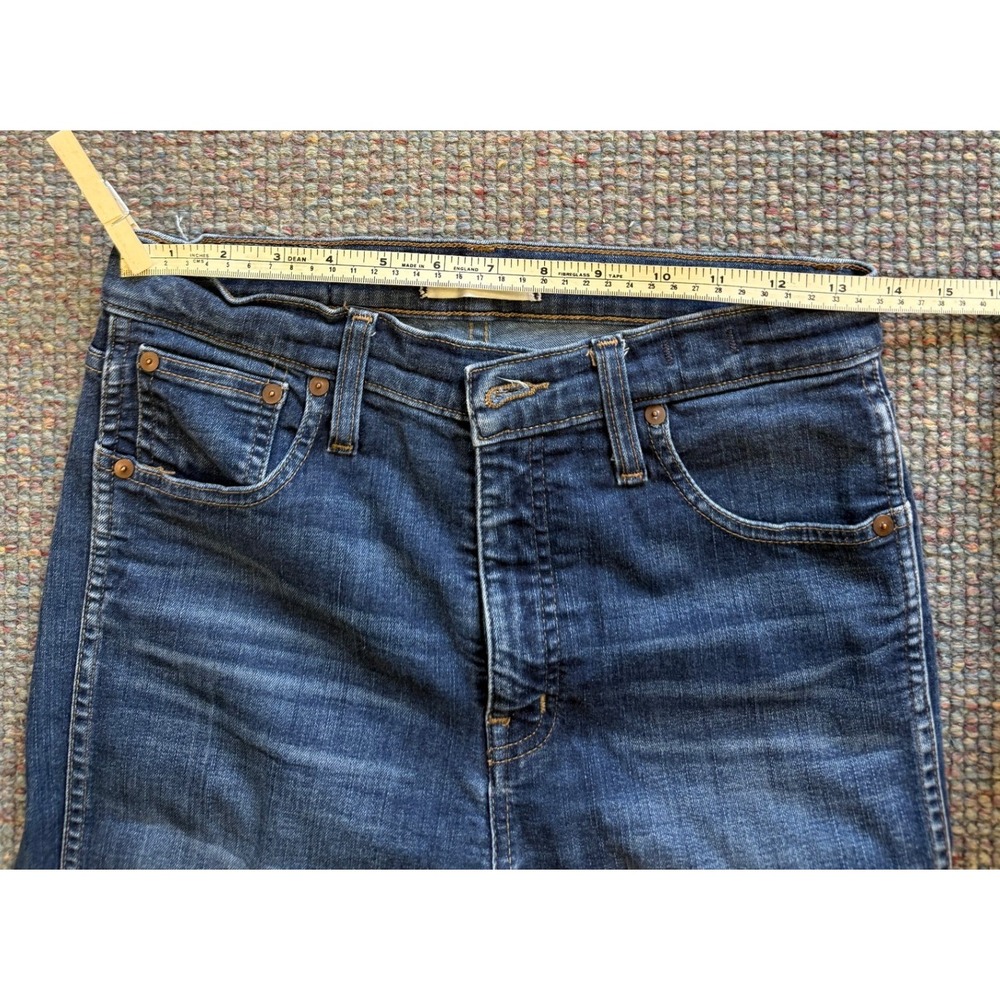 Madewell High-Rise Skinny Skinny Jeans Dark Wash Blue Stretch Womens 27 - Picture 3 of 10